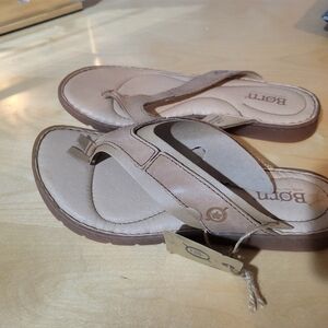 Born Leather Flip Flops